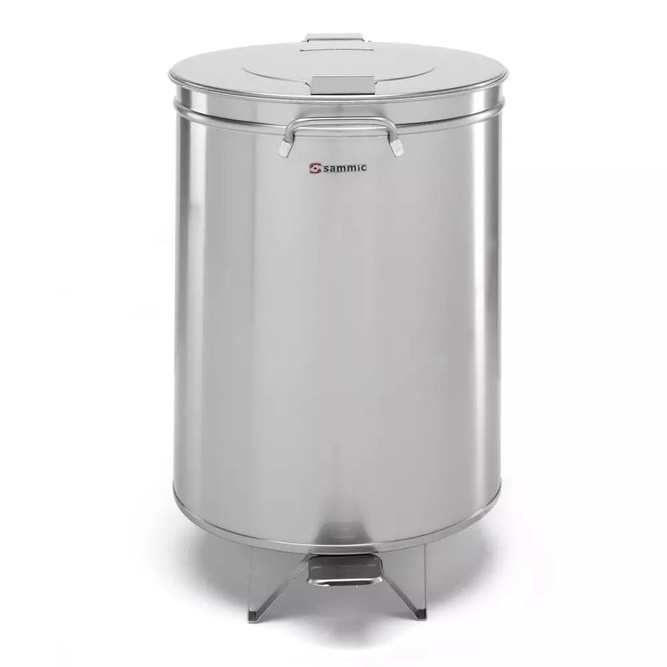 Cubo inox 95L con pedal CU-95P